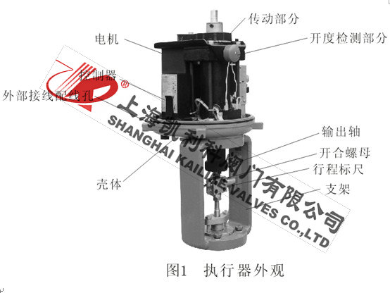 ZZWPE電動溫度調節(jié)閥執(zhí)行機構結構圖